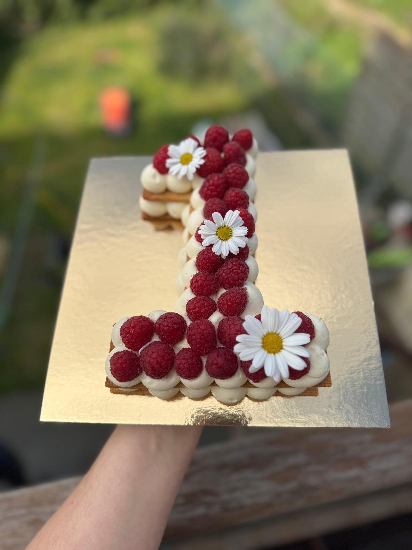 Numbercake fruits rouges
