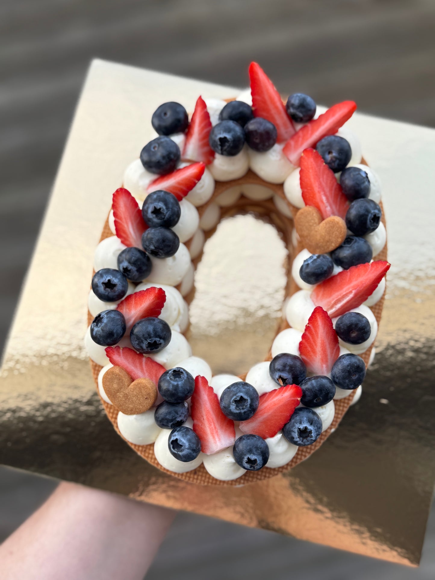 Numbercake fruits rouges