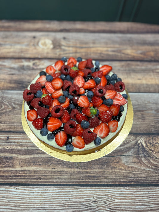 Tarte aux fruits rouges