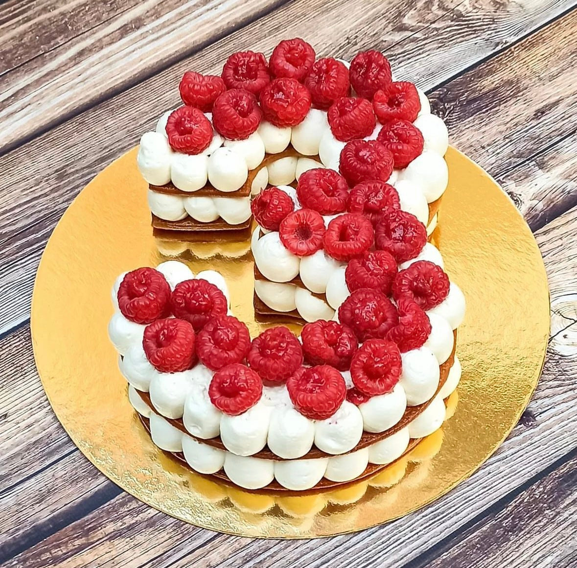 Numbercake fruits rouges